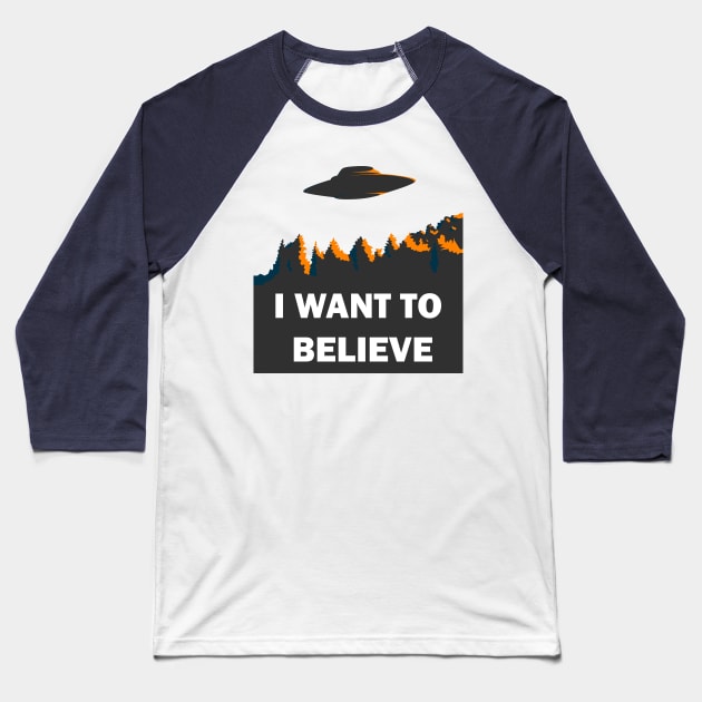 I want to believe Baseball T-Shirt by BlangeR